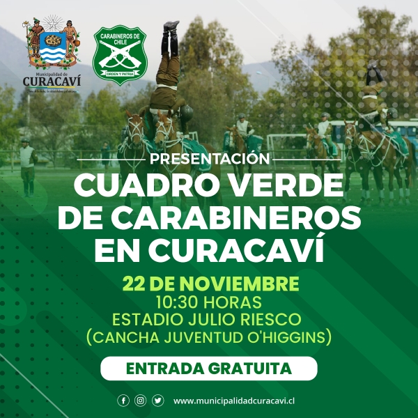 CUADRO VERDE DE CARABINEROS